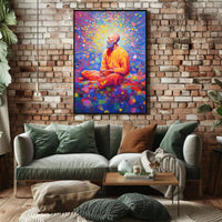 Enlightened Meditation Spiritual Art Print Abstract Poster PosterGoat
