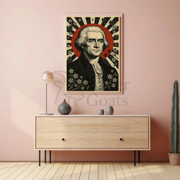 Enlightenment Icons Tribute Historical or Presidential Poster PosterGoat