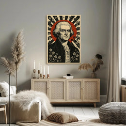 Enlightenment Icons Tribute Historical or Presidential Poster PosterGoat