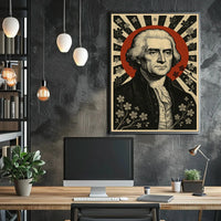 Enlightenment Icons Tribute Historical or Presidential Poster PosterGoat