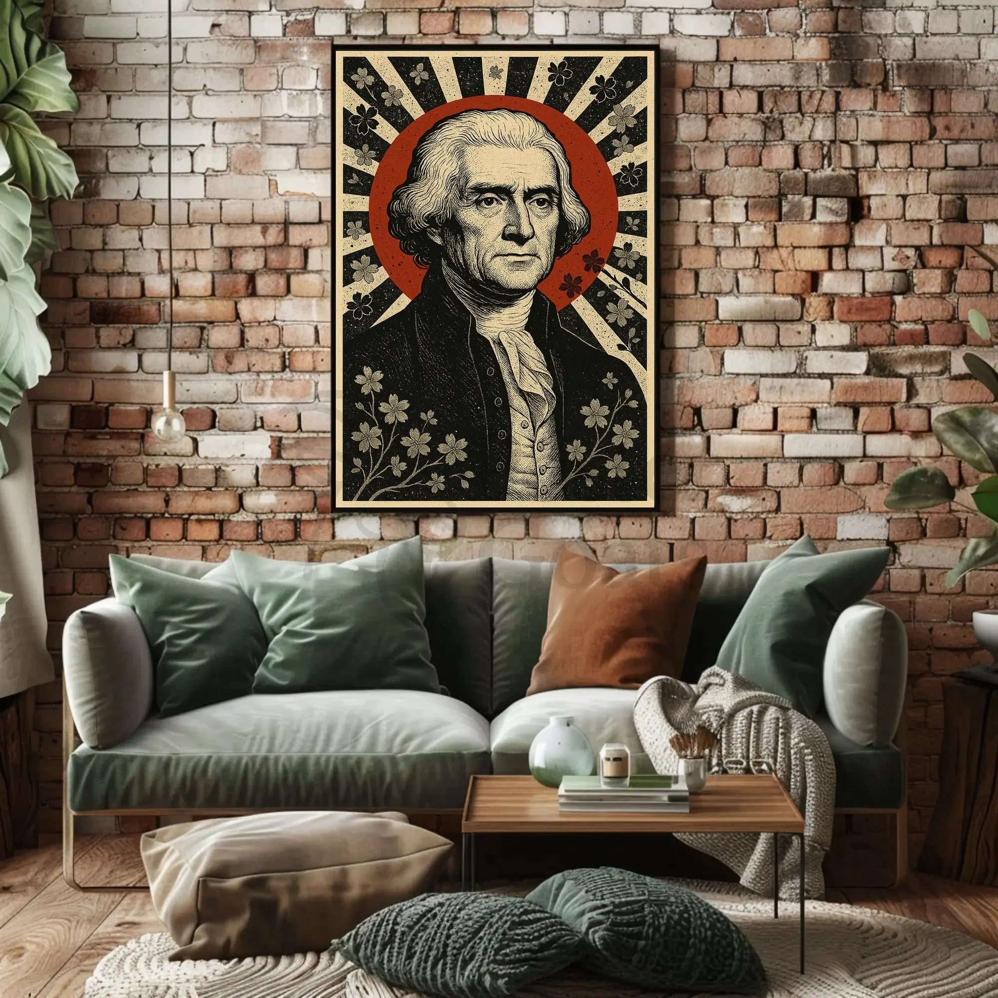 Enlightenment Icons Tribute Historical or Presidential Poster PosterGoat