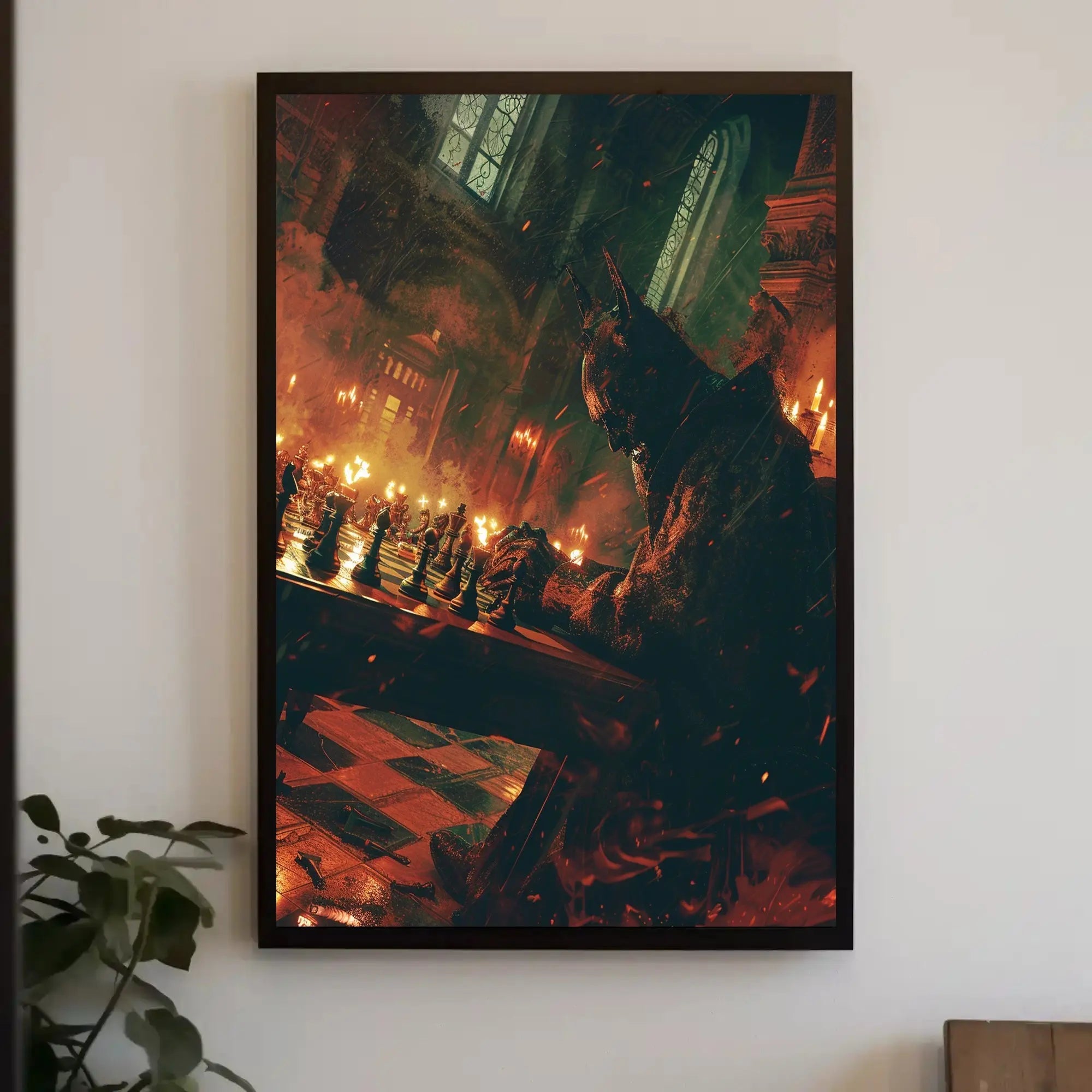 Epic Chiaroscuro Gothic Strategy Artistic Poster PosterGoat