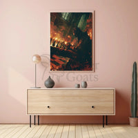 Epic Chiaroscuro Gothic Strategy Artistic Poster PosterGoat