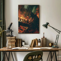 Epic Chiaroscuro Gothic Strategy Artistic Poster PosterGoat