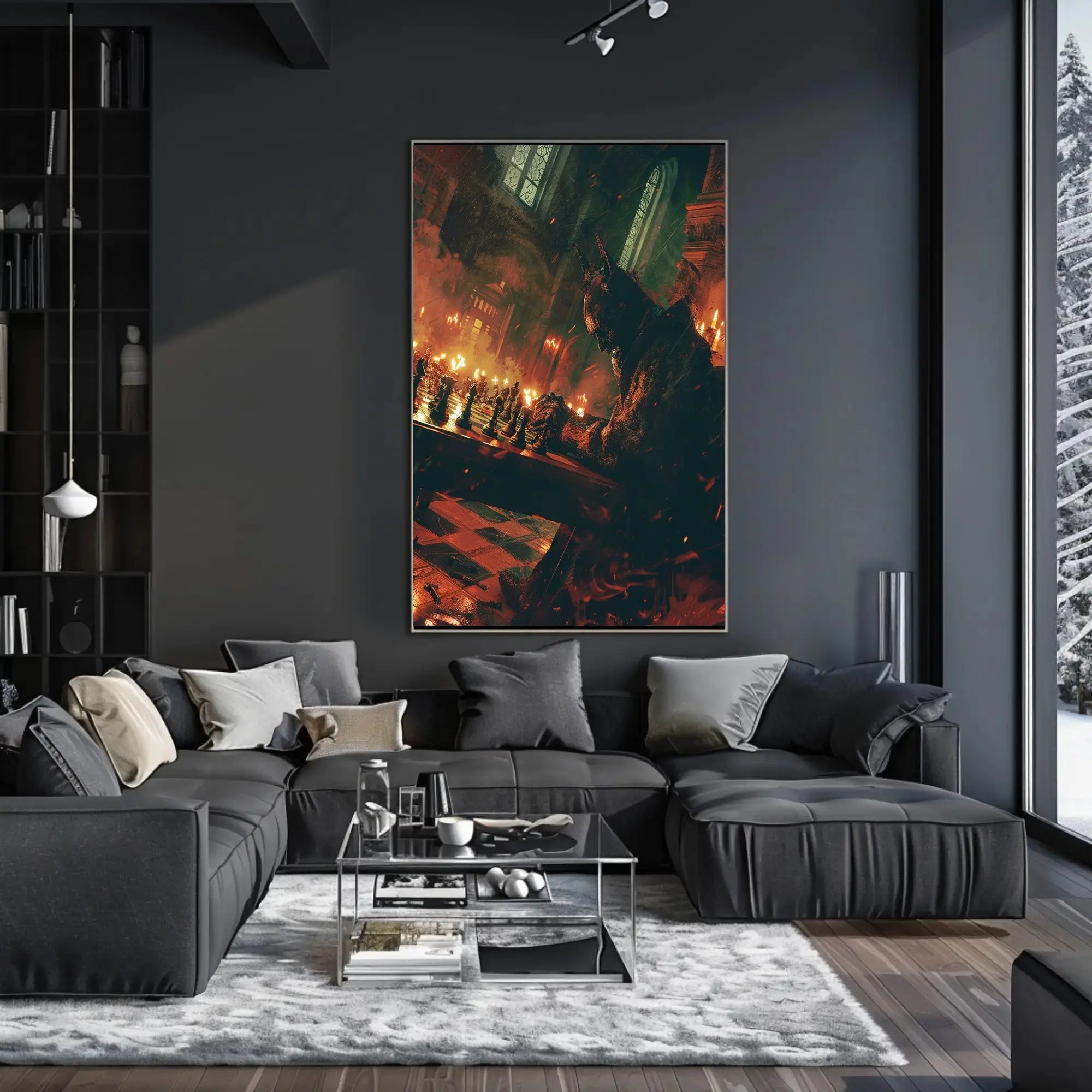 Epic Chiaroscuro Gothic Strategy Artistic Poster PosterGoat