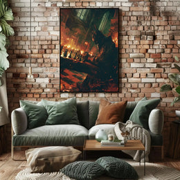 Epic Chiaroscuro Gothic Strategy Artistic Poster PosterGoat