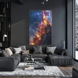Epic Cosmic Event in Mystical World Futuristic Sci-Fi Poster PosterGoat