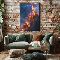 Epic Cosmic Event in Mystical World Futuristic Sci-Fi Poster PosterGoat