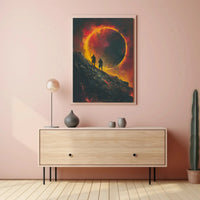 Epic Fantasy Warriors Ascending Adventure Artistic Poster PosterGoat