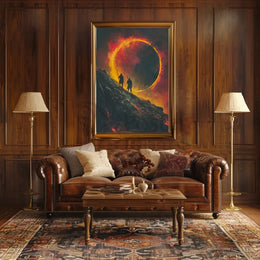 Epic Fantasy Warriors Ascending Adventure Artistic Poster PosterGoat