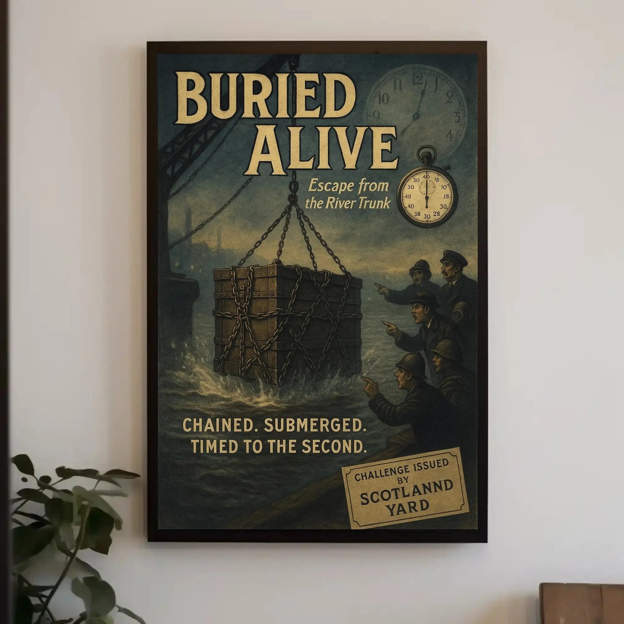 Escape Artist Vintage Drama in Heritage Poster PosterGoat