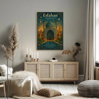 Esfahan Islamic Architecture Wall Art Print PosterGoat