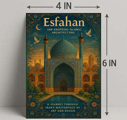 Esfahan Islamic Architecture Wall Art Print PosterGoat