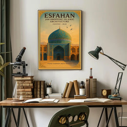 Esfahan Jaw-Dropping Islamic Poster PosterGoat