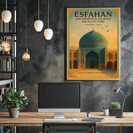 Esfahan Jaw-Dropping Islamic Poster PosterGoat