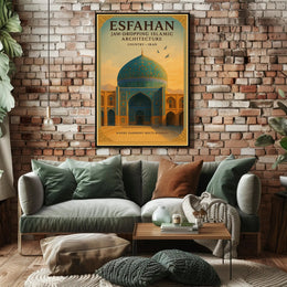 Esfahan Jaw-Dropping Islamic Poster PosterGoat
