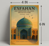 Esfahan Jaw-Dropping Islamic Poster PosterGoat
