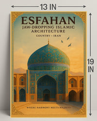 Esfahan Jaw-Dropping Islamic Poster PosterGoat