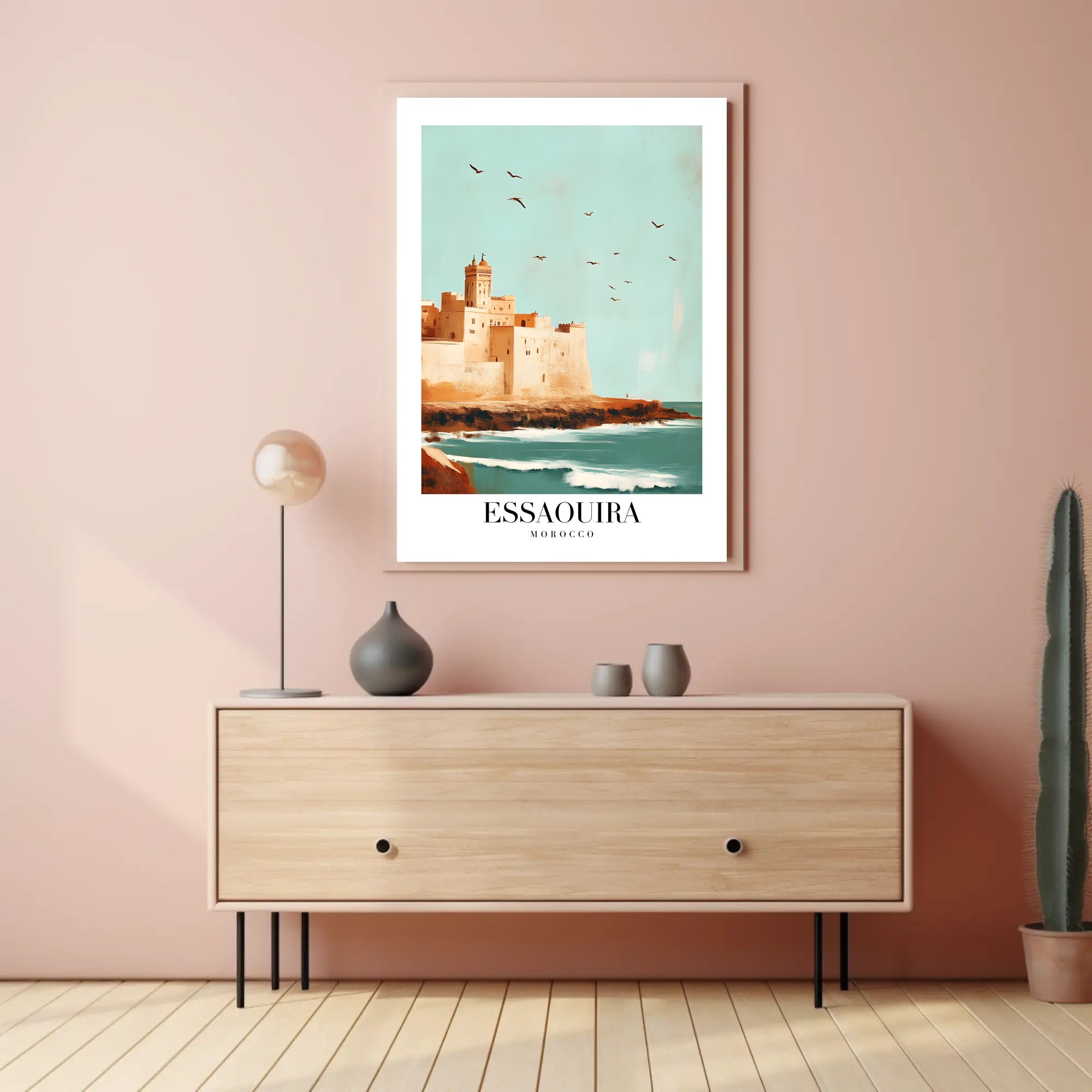 Essaouira Vintage Travel Poster PosterGoat