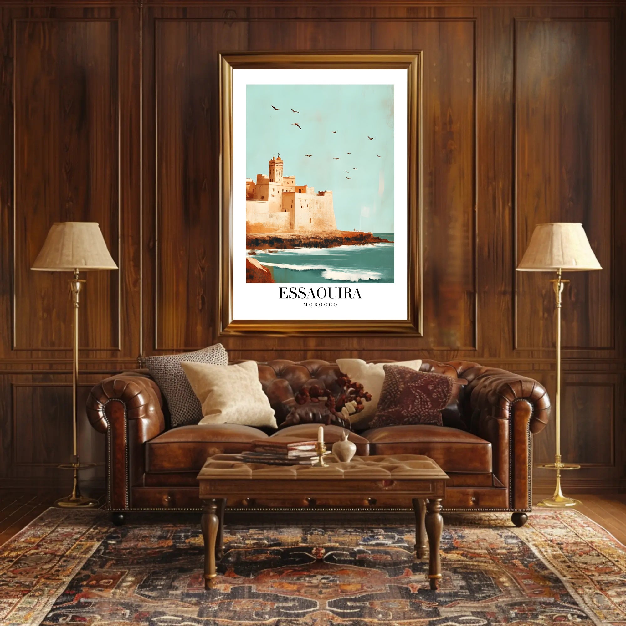 Essaouira Vintage Travel Poster PosterGoat