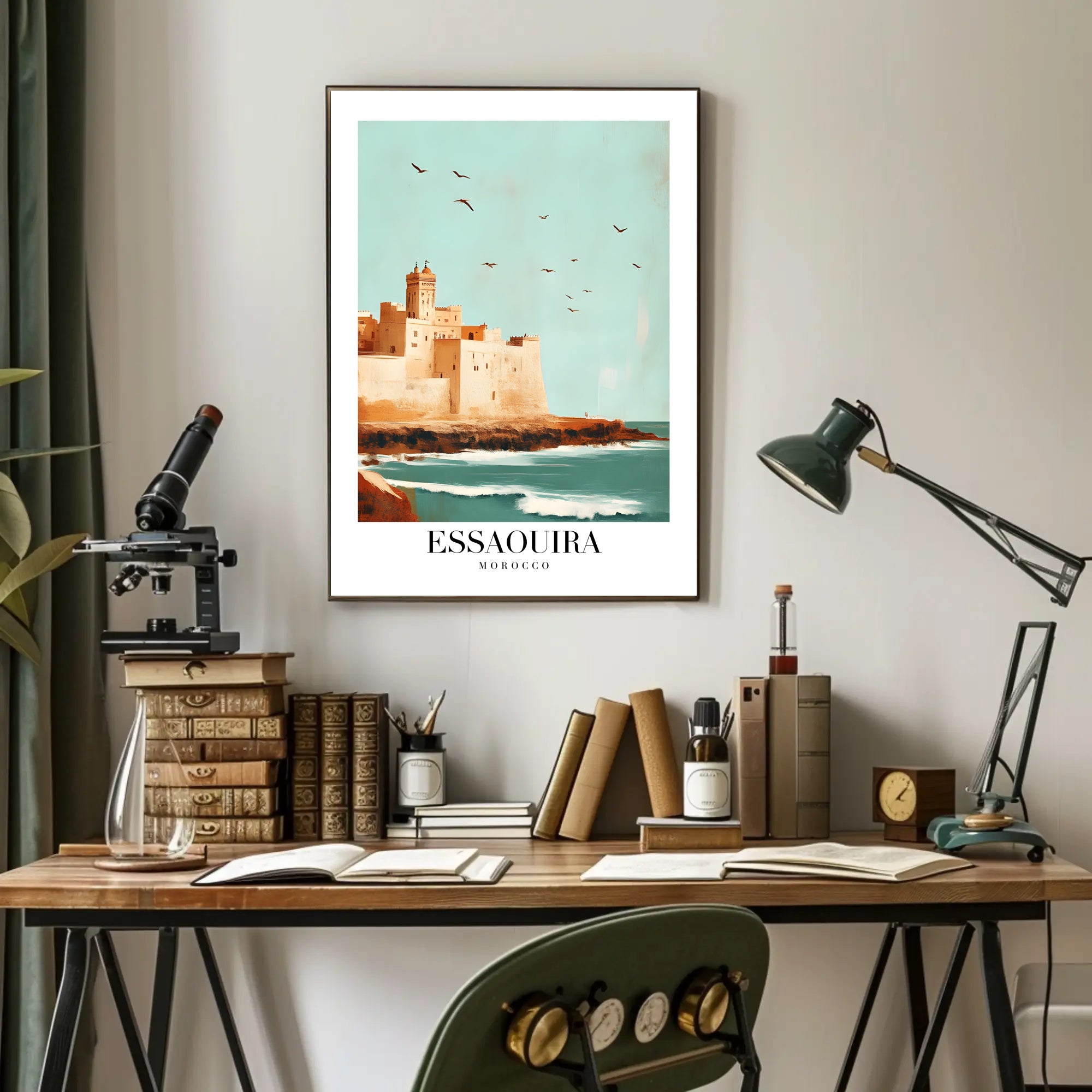 Essaouira Vintage Travel Poster PosterGoat