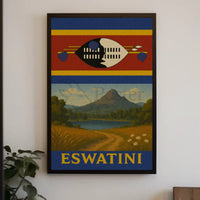 Eswatini Scenic Adventure Vintage Travel Poster PosterGoat