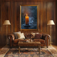 Eternal Glow Candle Art: Abstract, Artistic, or Pop Culture Poster PosterGoat