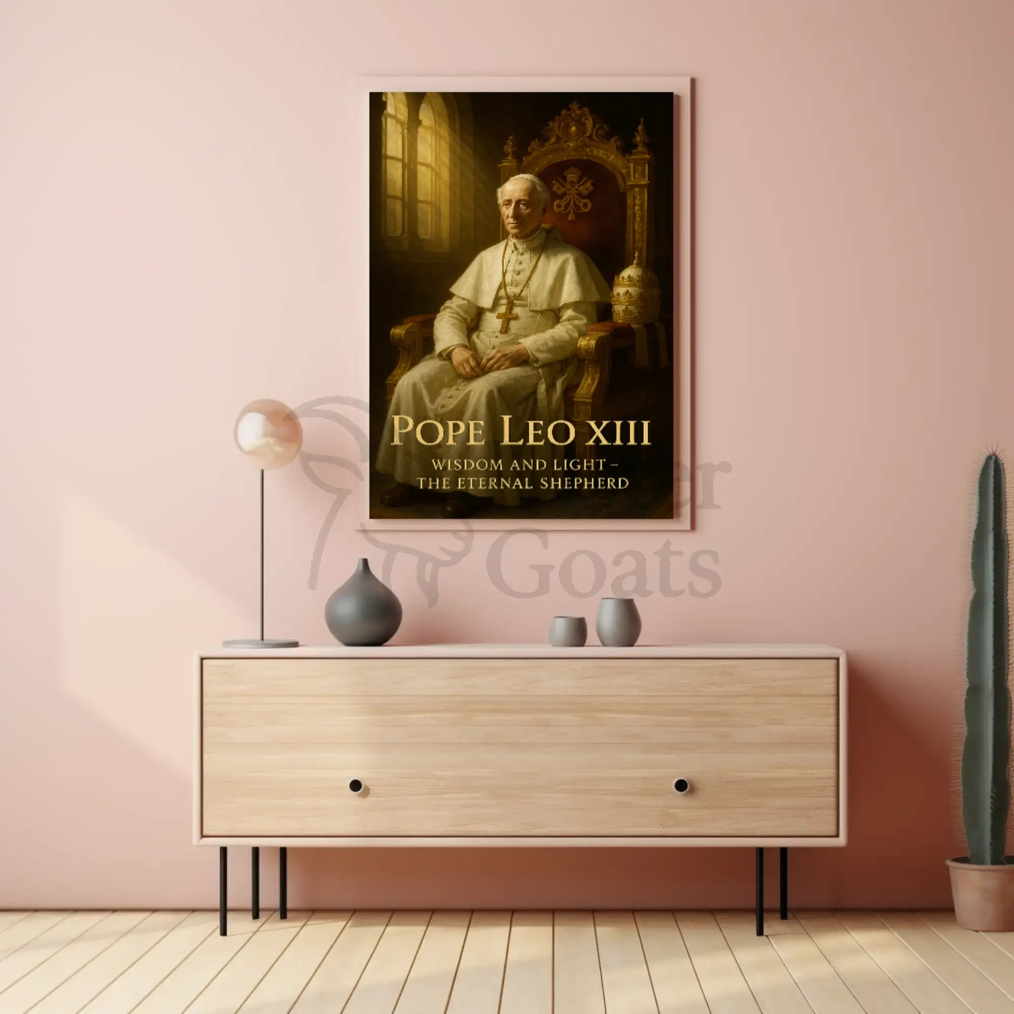 Eternal Shepherd Religious Authority Cultural Heritage Poster PosterGoat