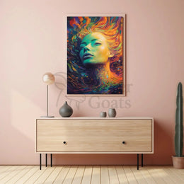 Ethereal Abstract Art Poster with Surreal Dreamlike Imagery PosterGoat