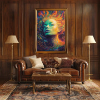 Ethereal Abstract Art Poster with Surreal Dreamlike Imagery PosterGoat