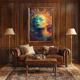 Ethereal Abstract Art Poster with Surreal Dreamlike Imagery PosterGoat