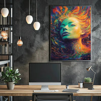 Ethereal Abstract Art Poster with Surreal Dreamlike Imagery PosterGoat