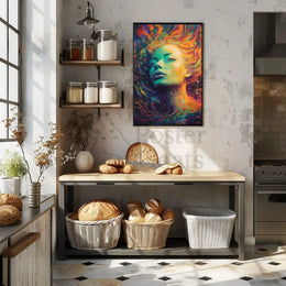 Ethereal Abstract Art Poster with Surreal Dreamlike Imagery PosterGoat
