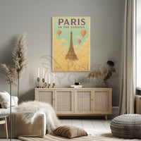 Ethereal Eiffel Dreamscape Paris Travel Poster PosterGoat