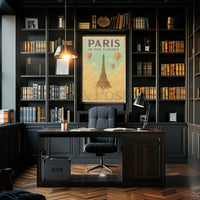 Ethereal Eiffel Dreamscape Paris Travel Poster PosterGoat