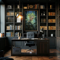 Ethereal Forest Muse in Mystical Setting Artistic Poster PosterGoat
