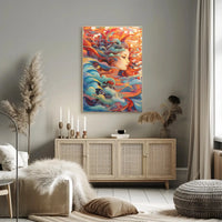 Ethereal Mermaid Fantasy Art Design Poster PosterGoat