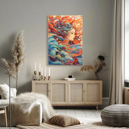 Ethereal Mermaid Fantasy Art Design Poster PosterGoat