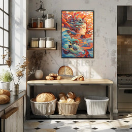 Ethereal Mermaid Fantasy Art Design Poster PosterGoat