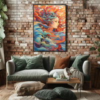 Ethereal Mermaid Fantasy Art Design Poster PosterGoat