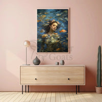 Ethereal Serenity Underwater Fantasy Art, Artistic Poster PosterGoat