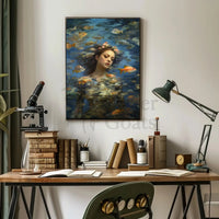 Ethereal Serenity Underwater Fantasy Art, Artistic Poster PosterGoat