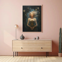 Ethereal Woman Mystical Realism Artistic Poster PosterGoat