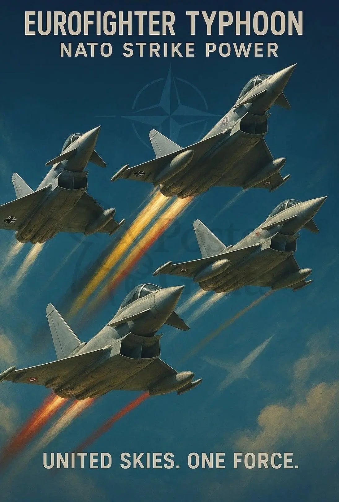Eurofighter Typhoon NATO Power Poster PosterGoat