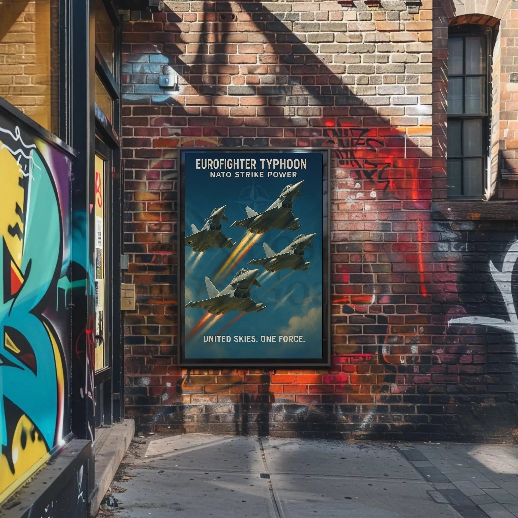 Eurofighter Typhoon NATO Power Poster PosterGoat