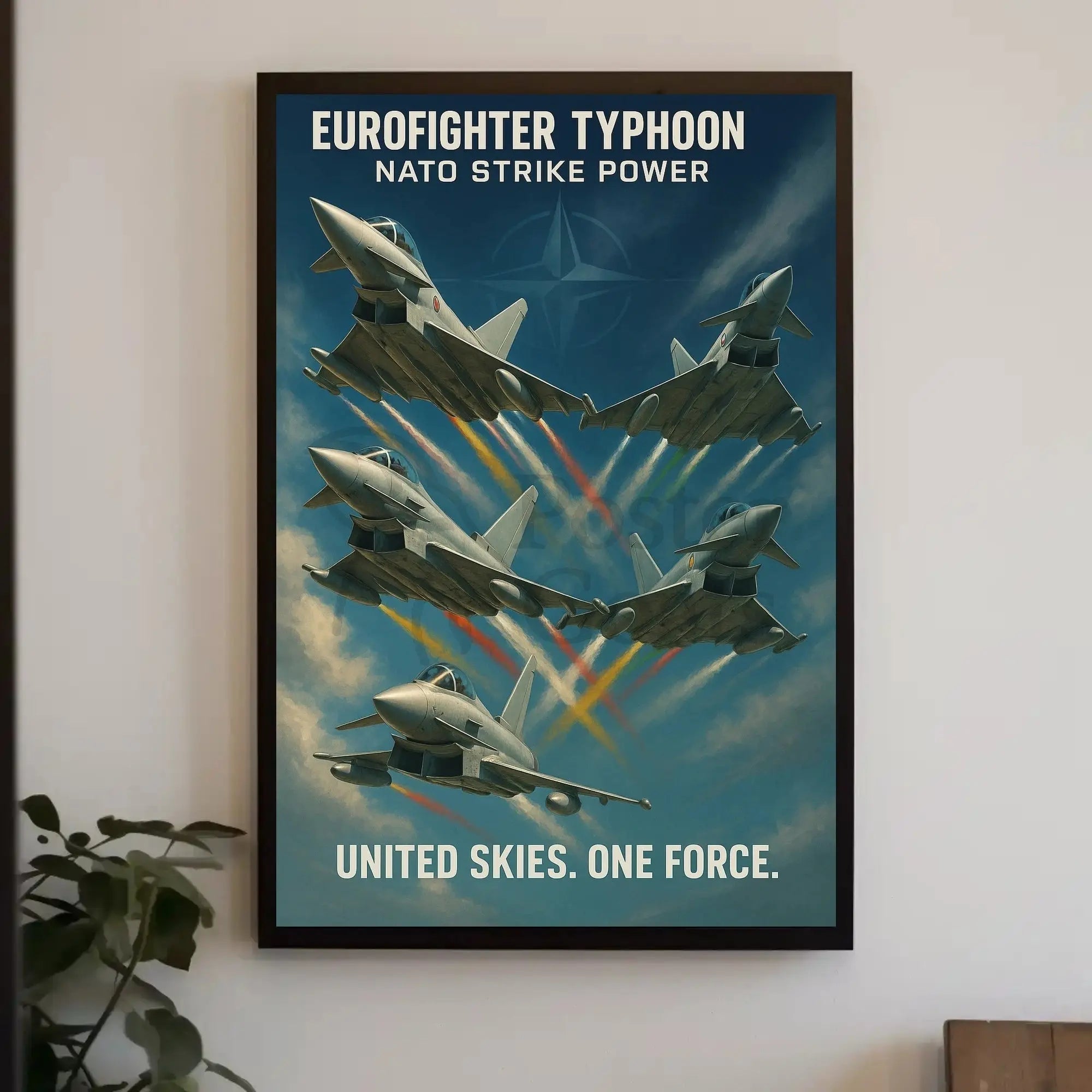 Eurofighter Typhoon NATO Strike Power Poster PosterGoat