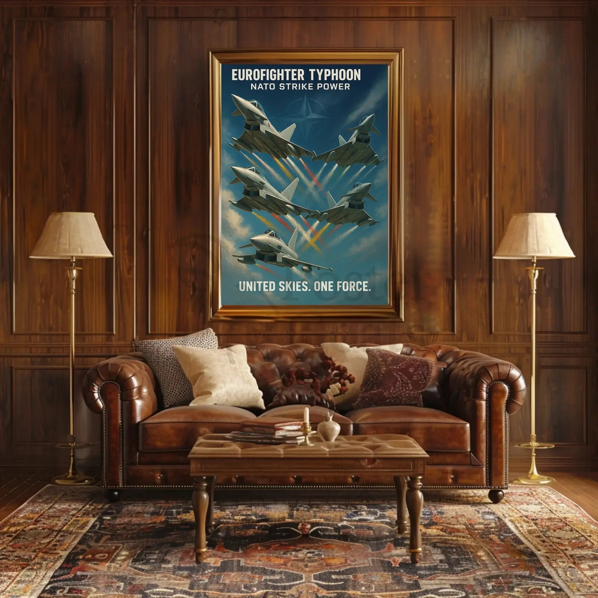 Eurofighter Typhoon NATO Strike Power Poster PosterGoat