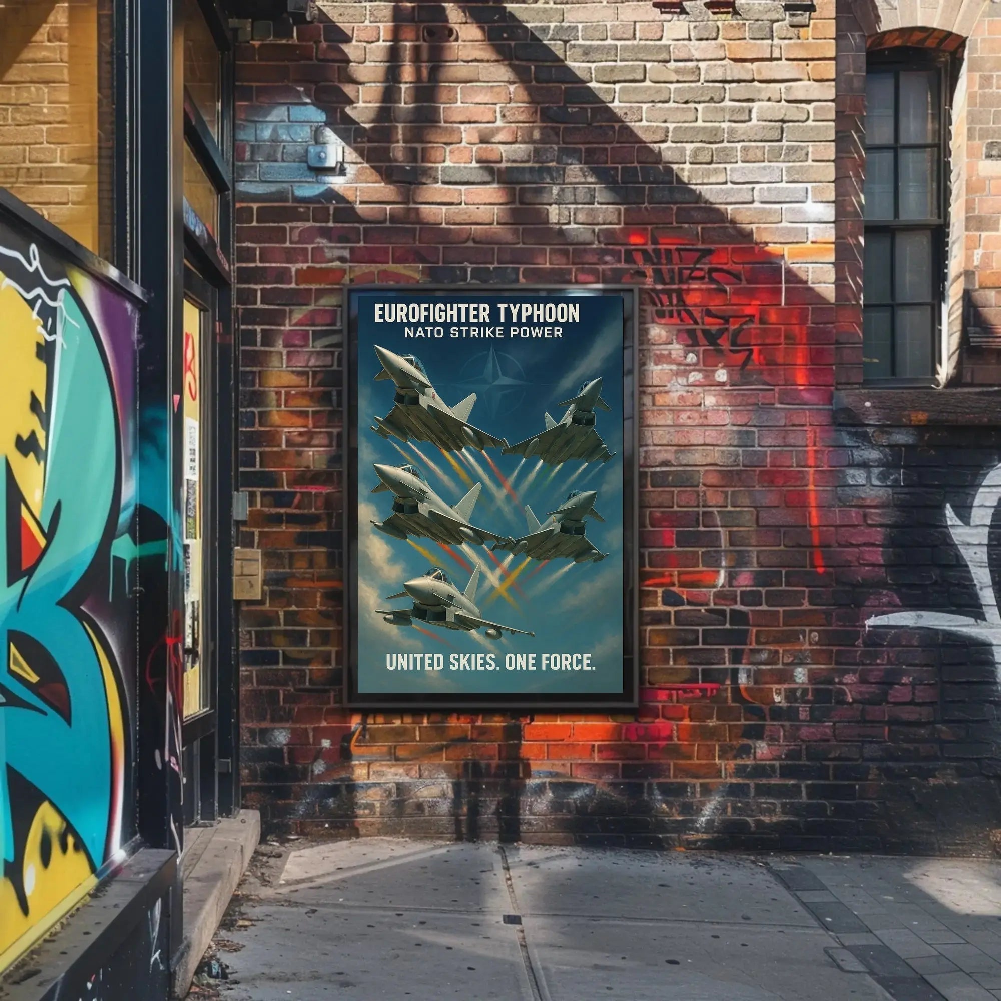 Eurofighter Typhoon NATO Strike Power Poster PosterGoat