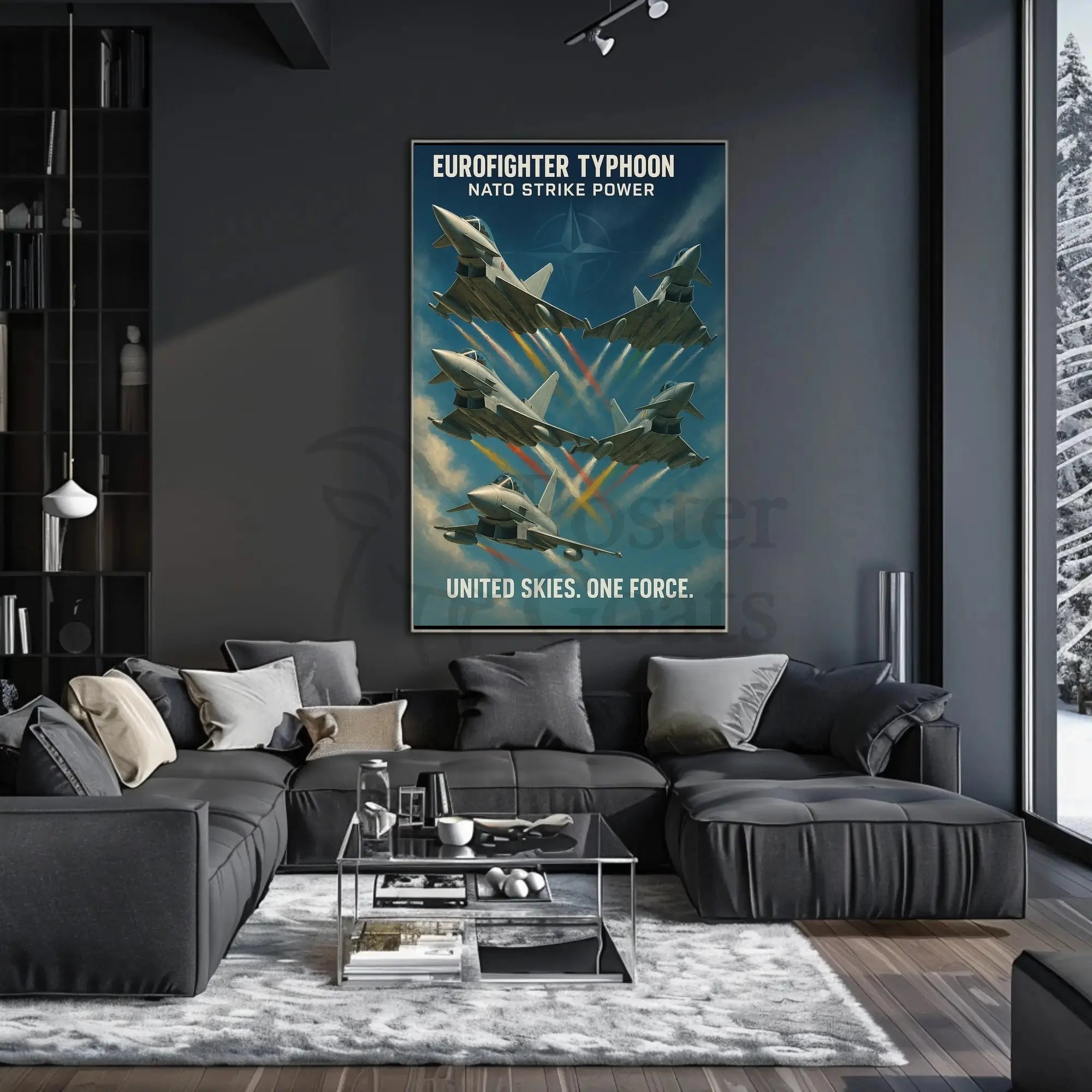 Eurofighter Typhoon NATO Strike Power Poster PosterGoat