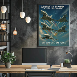 Eurofighter Typhoon NATO Strike Power Poster PosterGoat
